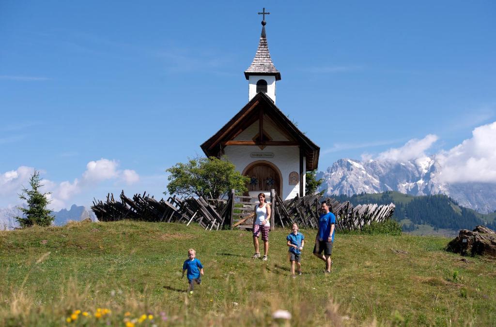 Bio-Bauernhof Reitmayrgut Goldegg Kültér fotó